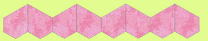 Pentagons and Jewels, 1½” finished sides for EPP, with 3/8" seam allowance- Mat Included