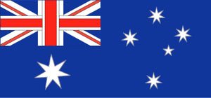 Australian Flag Stars x 6 stars on die - 6146b - Mat Included