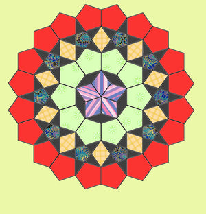 La Passacaglia Mandala Templates - Includes paper template dies - 6295, includes cutting mat