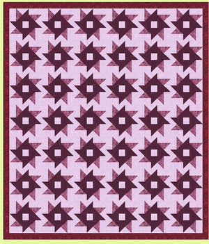 Whirlygig Pinwheel - 6558 - makes a 10" block-mat included