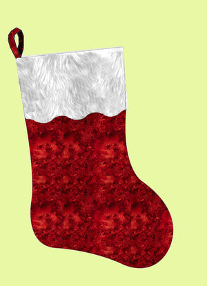 Christmas Stocking- 8½" x 13" finished - 6787 - Mat Included