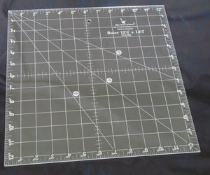 Ruler, 12½" x 12½" with degrees marked