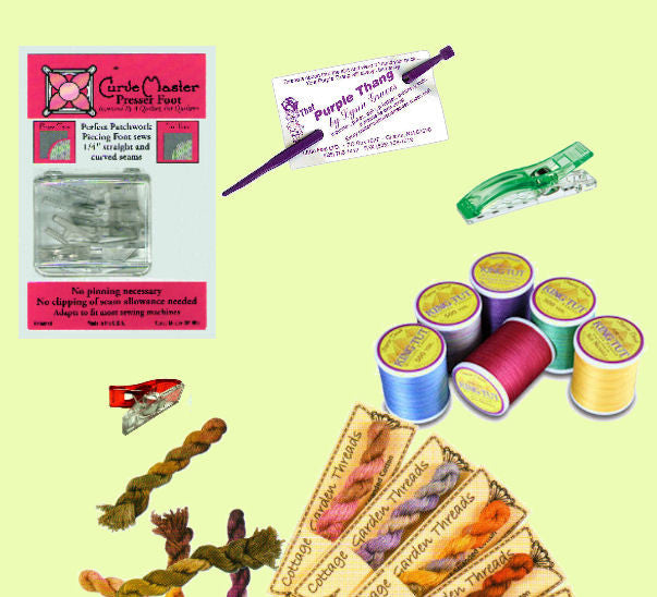 Sewing,  Patterns, Notions, Wonderfil threads (and other useful stuff)