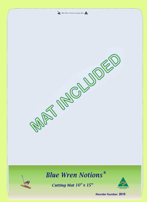 Rectangles, 2½" x 6½" cut Multi x 6 - 9040, - mat included