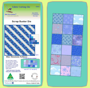 Squares 1½" cut, (1" finished), Multi x 18 - 6000a - includes cutting mat