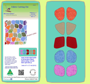 Pebbles 1½" to 2", 5 assorted, set x 2 - 6104 - Lid and Mat included