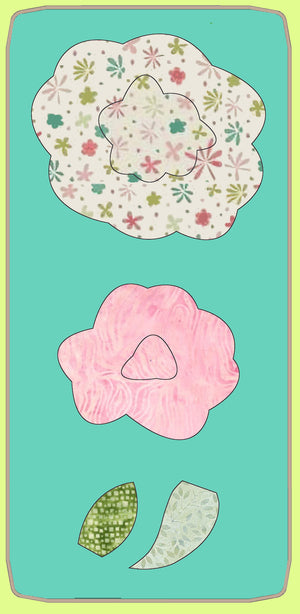Shabby Chic Rose - 6107 - Mat and clear lid Included