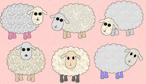 Sheep- Approx 6½" x 4½"- 6166 - Mat included