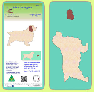 Clumber Spaniel 7" x 5" - 6197 - Lid and Mat included