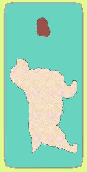 Clumber Spaniel 7" x 5" - 6197 - Lid and Mat included