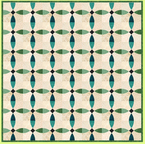 Flowering Snowball - 6296 - makes an 6" finished block - mat included