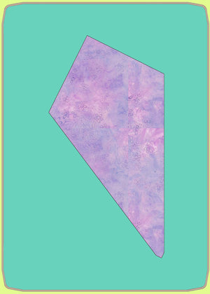 Kite, for triangle in square 8" fin block - 6802 - mat included