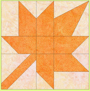 Maple Leaf - 6823 - makes a 10" block - Mat Included