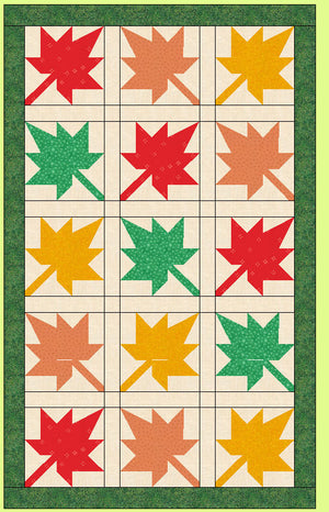 Maple Leaf - 6823 - makes a 10" block - Mat Included