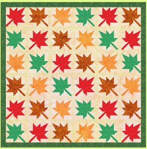 Maple Leaf - 6823 - makes a 10" block - Mat Included