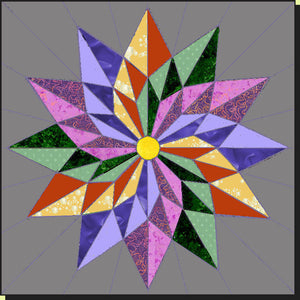 Blooming Star - 6862 - Mat Included