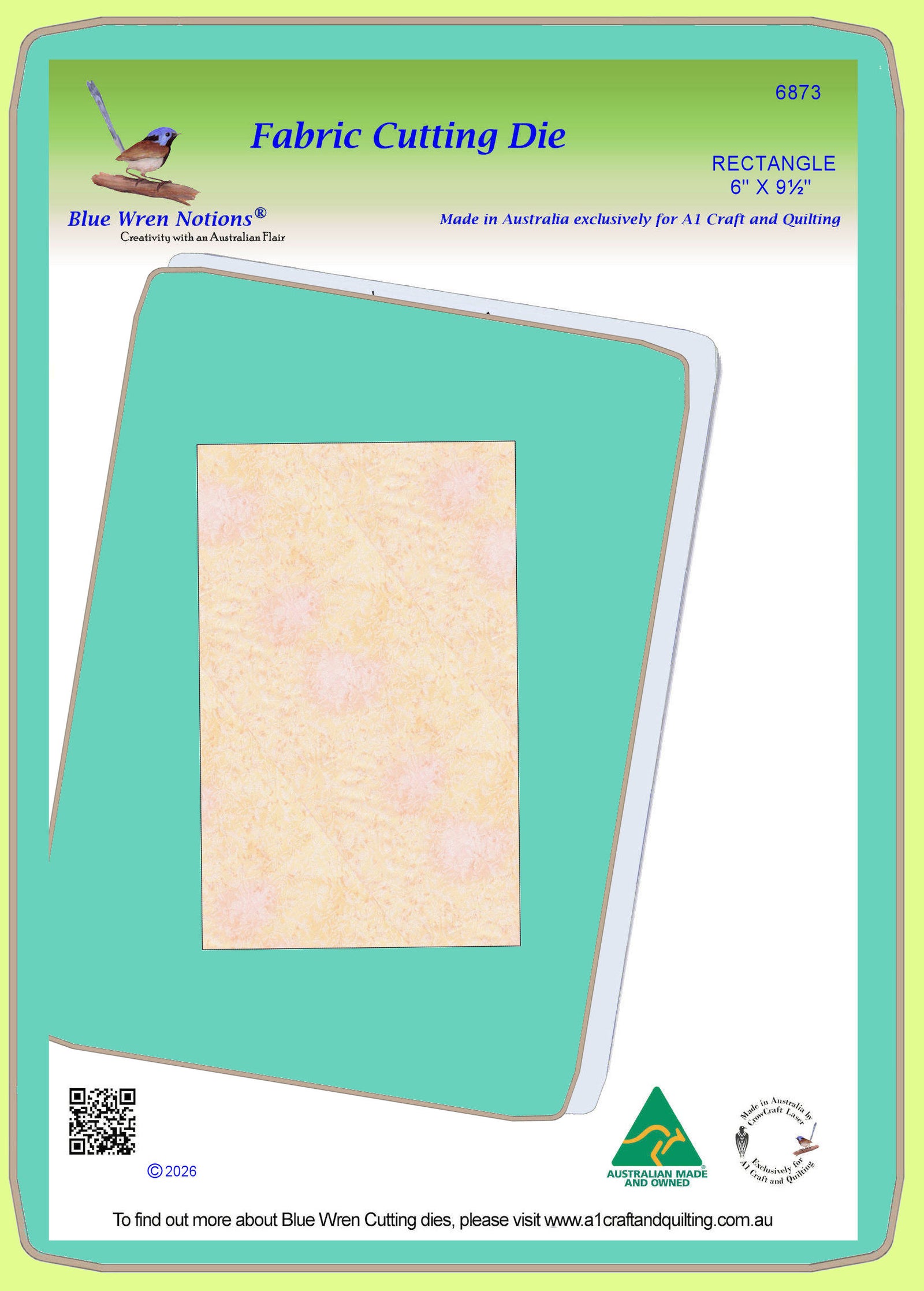 Rectangle - 6" x 9½ - 6873 - Mat included