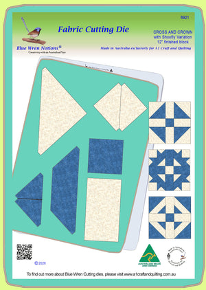 Crown and Cross with Shoofly variation - 6921 - Mat Included