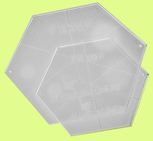 Hexagons (3" & 4") for Framed Hexagon Quilt as you Go