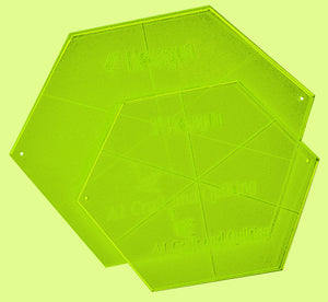 Hexagons (3" & 4") for Framed Hexagon Quilt as you Go