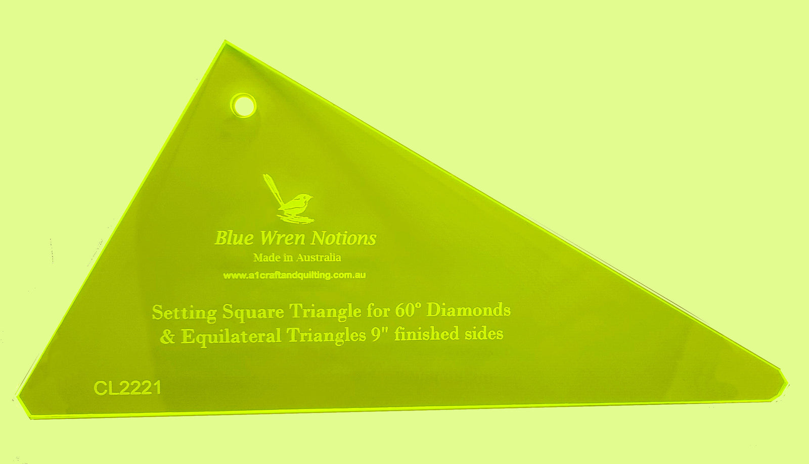 Triangle, Setting for die 6910 and 9" Diamond - CL2221