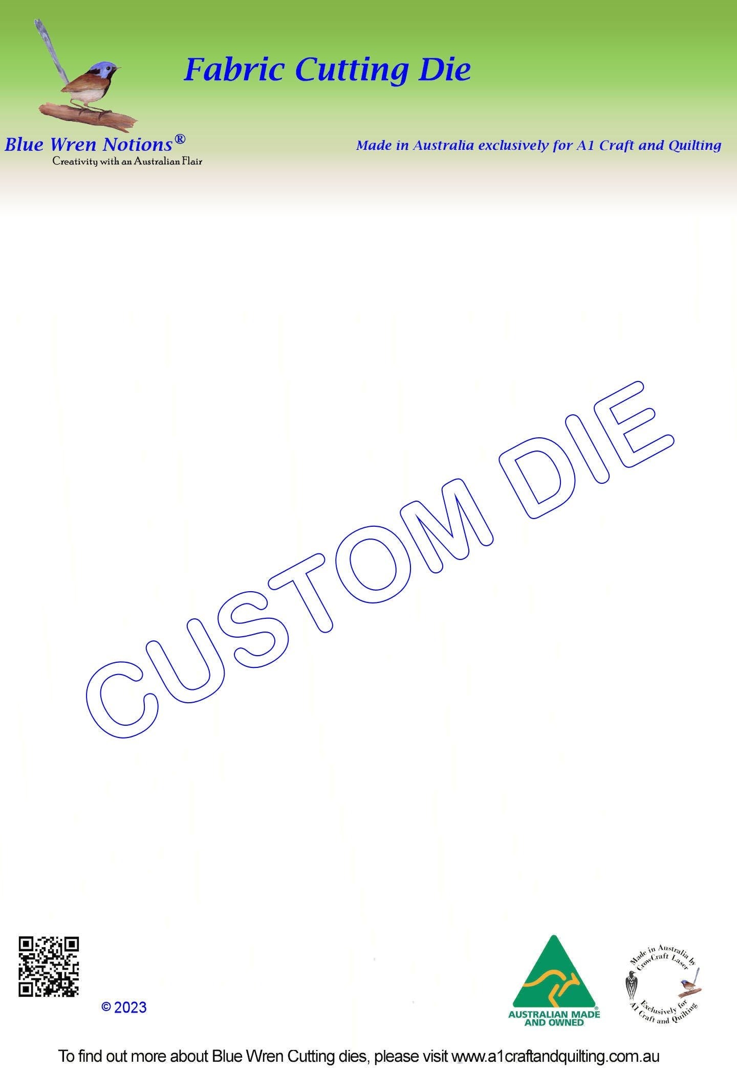 Custom Die Flower Shape 1 - 7077 - Lid and Mat included
