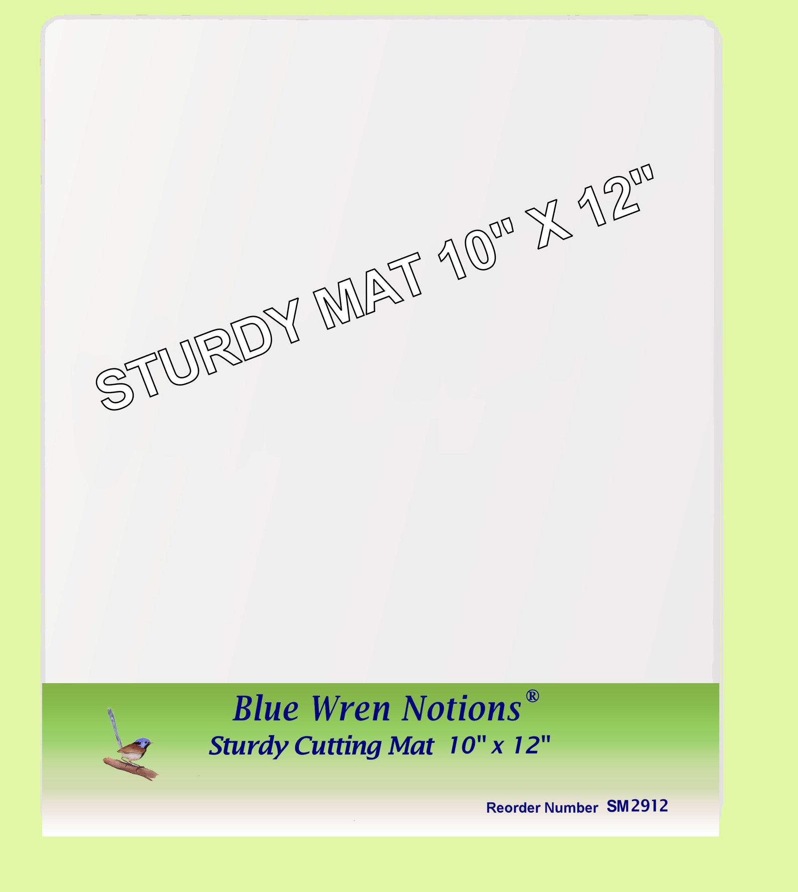 Sturdy plastic Cutting Mat 10" x 12" (SM2912)