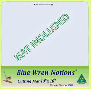 Oval 6" x 9" Cut - BlueWren Notions Cutting Die - 6680 - includes cutting mat