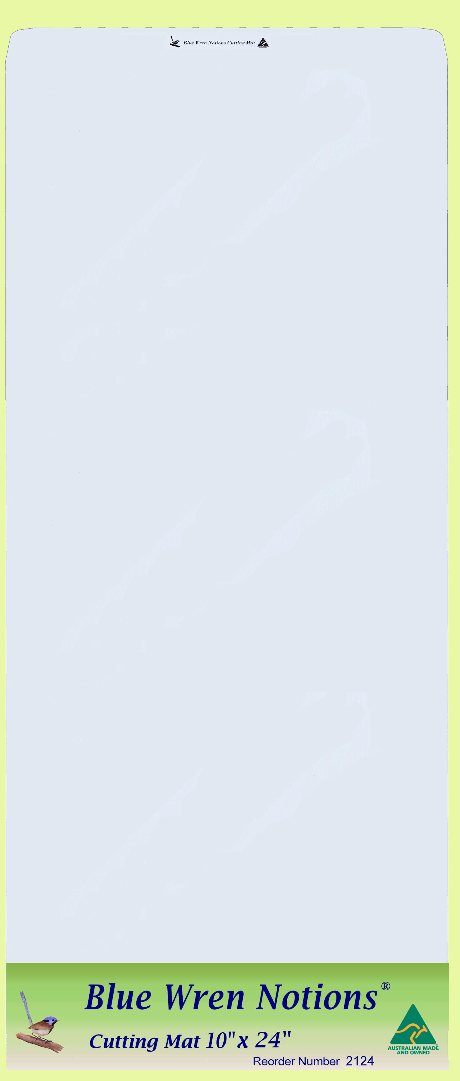 Blue Wren Cutting Mat 10" x 24" (2124)