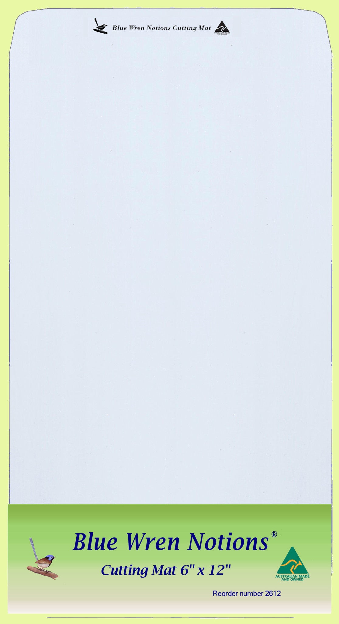 Blue Wren Cutting Mat 6" x 12" (2612)