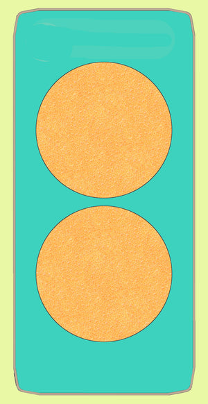 Circle 4 3/8" - Multi x 2  - 6066- includes cutting mat