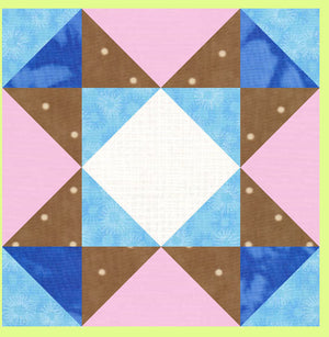 Triangle, Half Square 2½" finished-  6084a