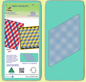 Rhombus/Diamond 5" finished sides - 6099 - includes cutting mat