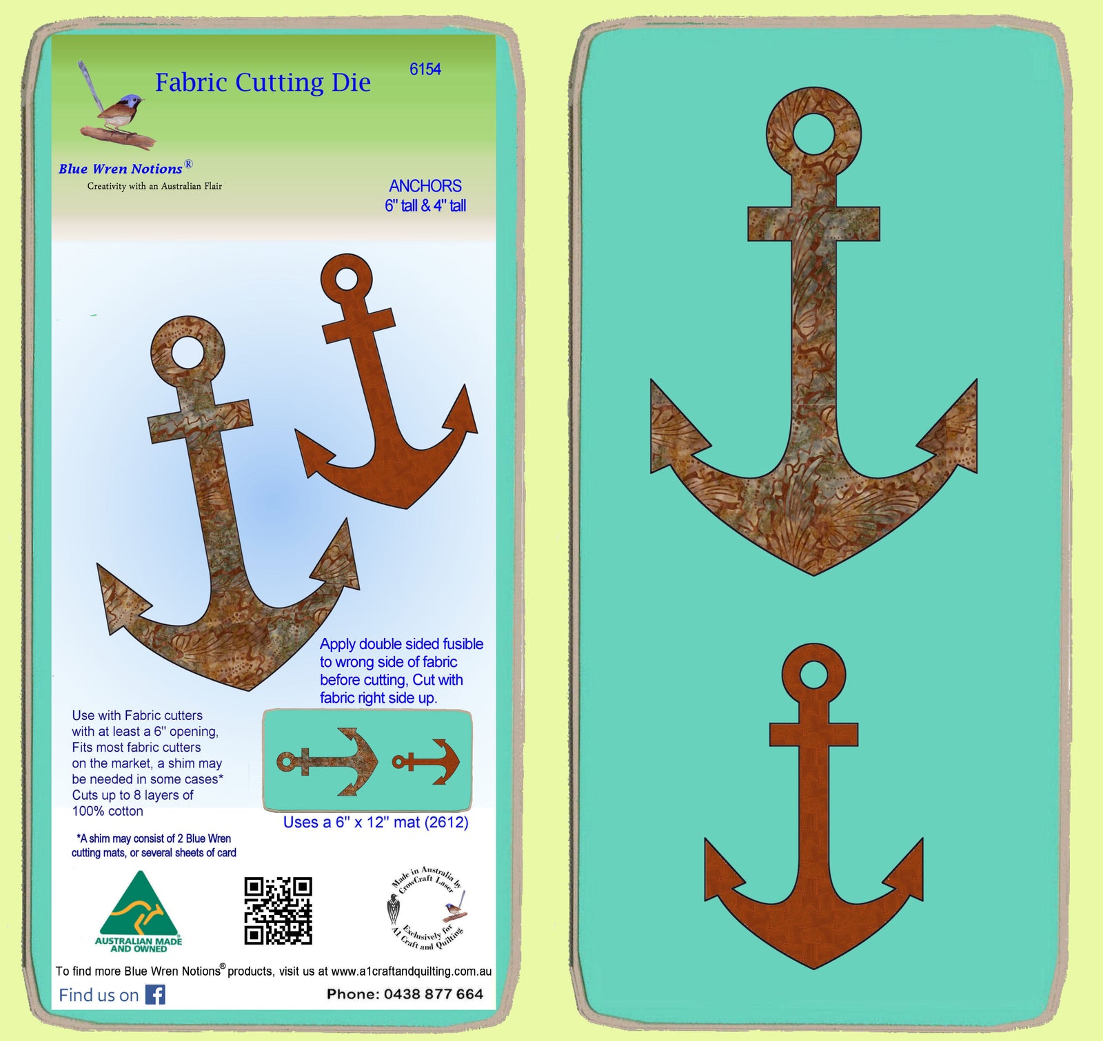 Anchors - 6154 - Mat included