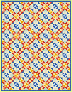 Triangles, Quarter Square, 2" finished block - 6235a - Mat Included