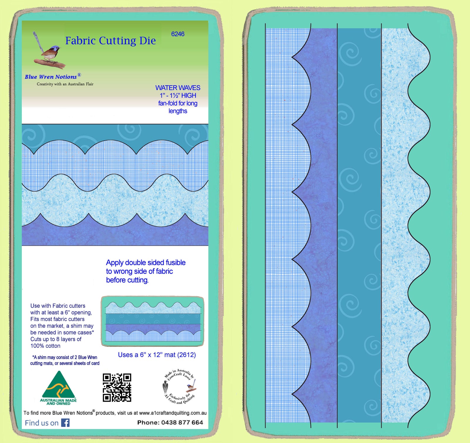 Water Waves - 6246 - Mat included