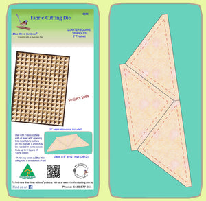 Triangles, Quarter Square, 5" finished block - 6256 - Mat Included