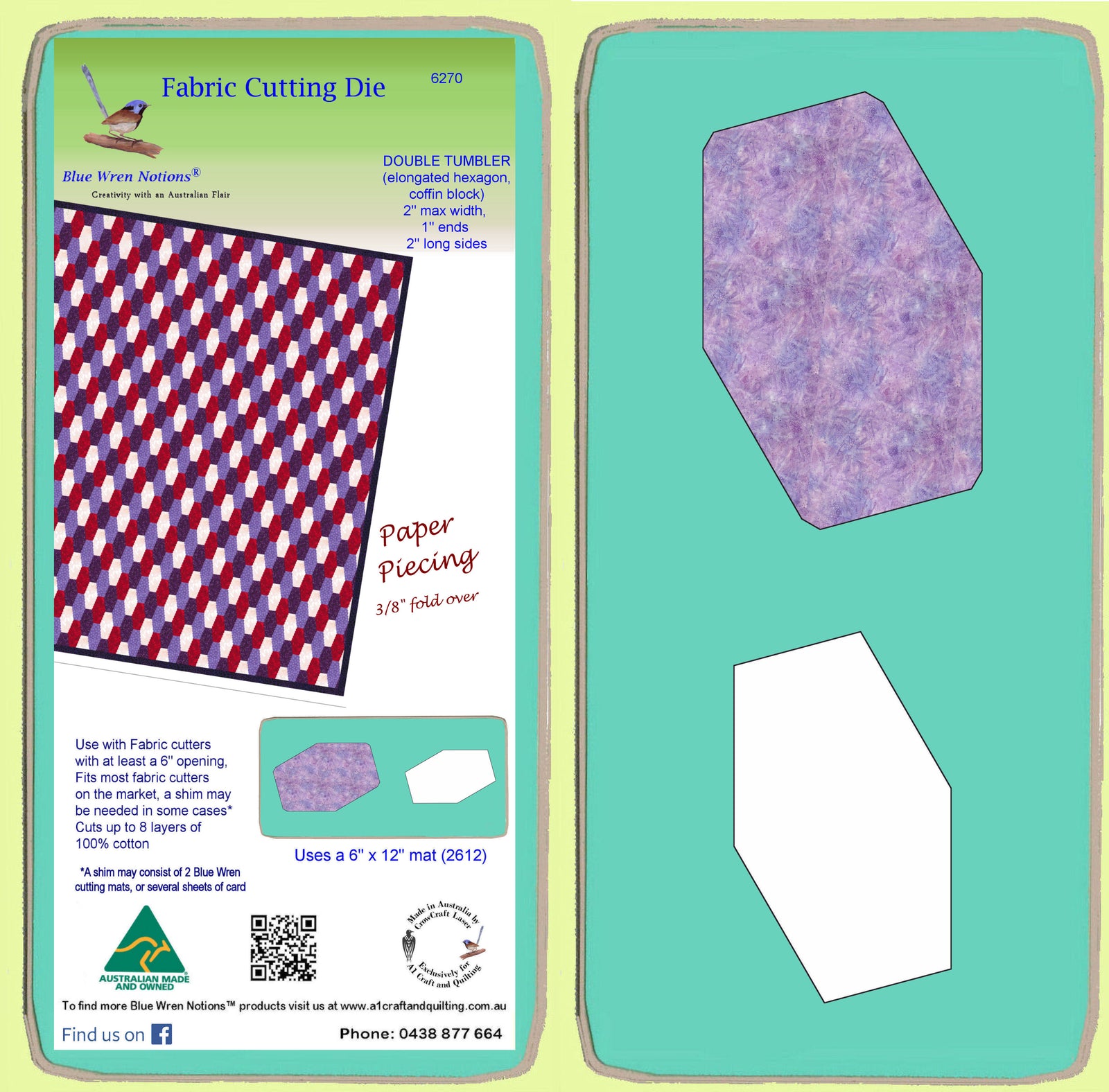 Tumbler, Double Combo - 6270 - EPP - includes cutting mat