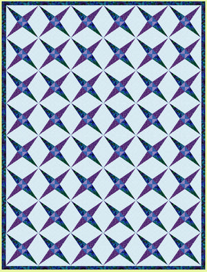 Crossed Canoes - 6287- makes a 8" finished block - mat included