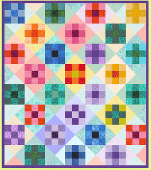 Squares 3 5/32" cut  2 21/32" finished, for 8" finished nine patch- 6316 Includes cutting mat 2612