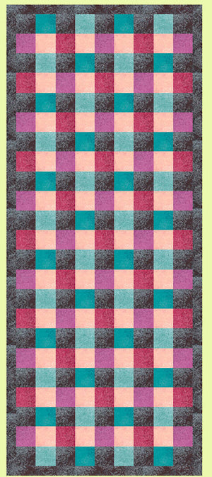 Squares 2 3/8"cut x 4 - 6318 - Includes cutting mat 2612