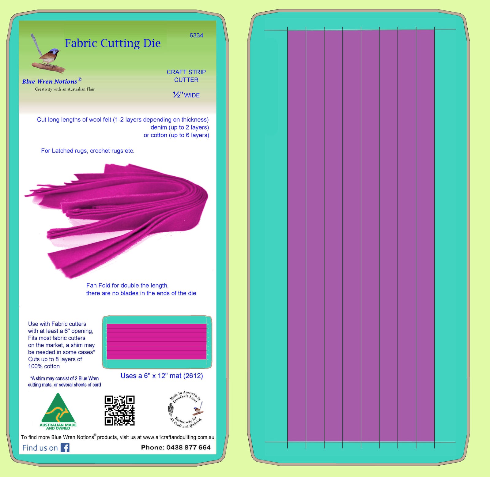 Craft Strip Cutter ½" cut - 6334 - Mat included