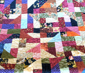 Crazy Block - 7 1/2" finished - 6510 - Mat (2101) included.