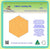 Hexagons 4" cut Sides - 6516 with mat included