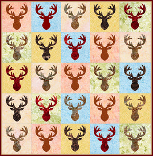 Deer oh Deer  - Approx 7.25"x 9" - 6543 - includes cutting mat