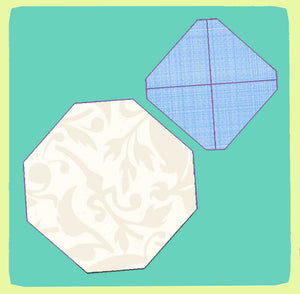 Octagon in Square (Snowball) - 6560 - Mat