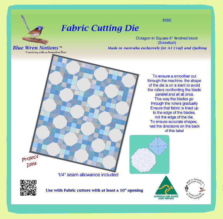 Octagon in Square (Snowball) - 6560 - Mat