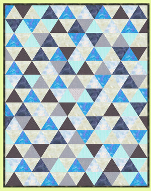 Equilateral Triangles  9" finished sides  - 6569 - Mat Included