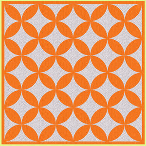 Orange Peel Alternative  6" finished - 6617 -  mat included
