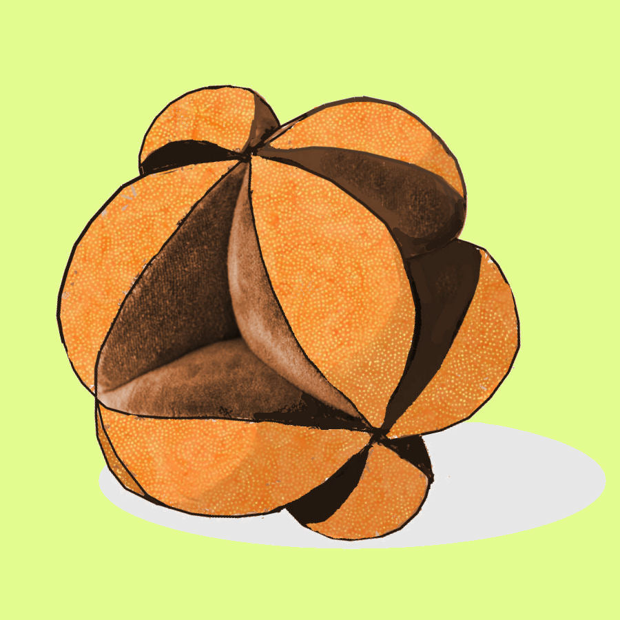 Montessori Clutch Ball 6623 small includes cutting mat